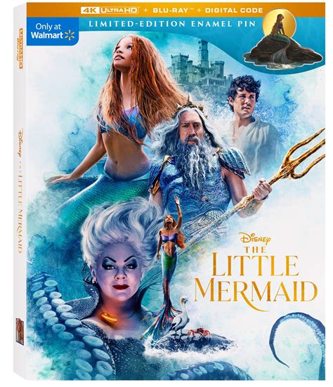 the little mermaid 2023 blu-ray